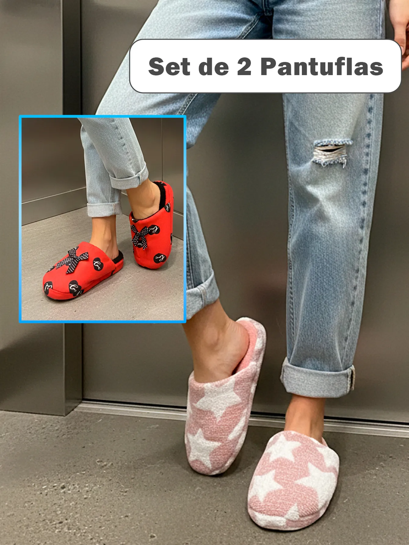 PANTUFLA-02 2 pzas 6412